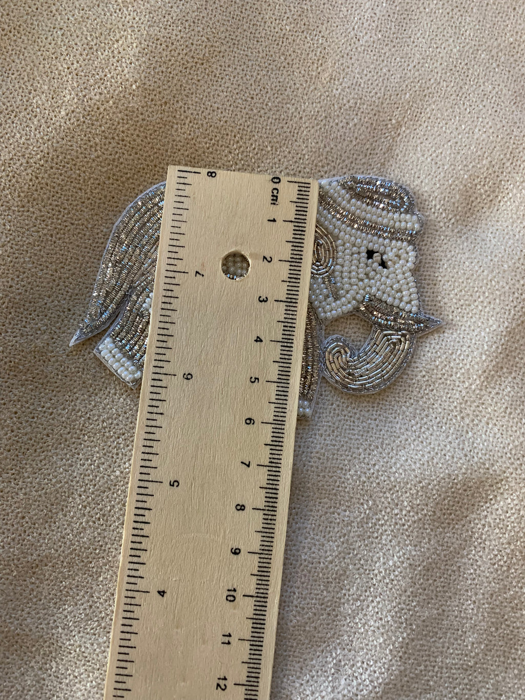 Beaded Elephant Patch