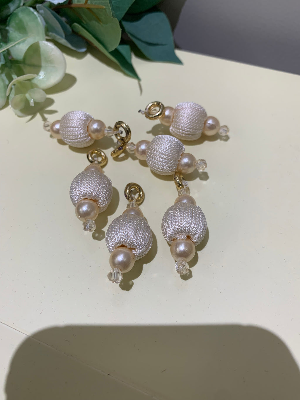 Thread-Wrapped Bead Charms