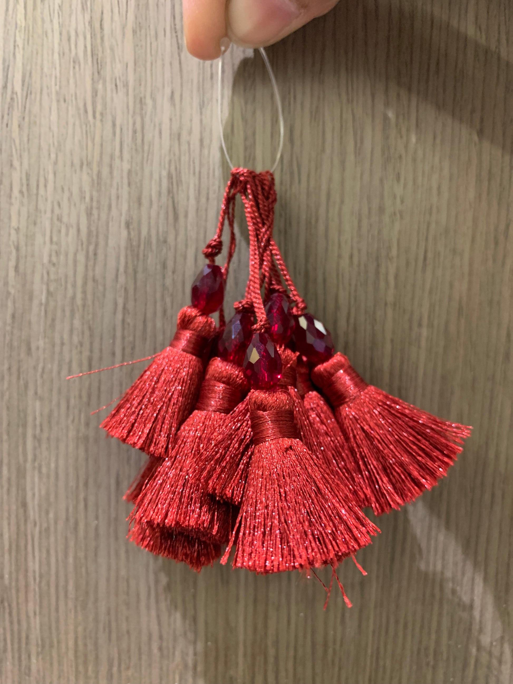 Acrylic crystal beads Tassel