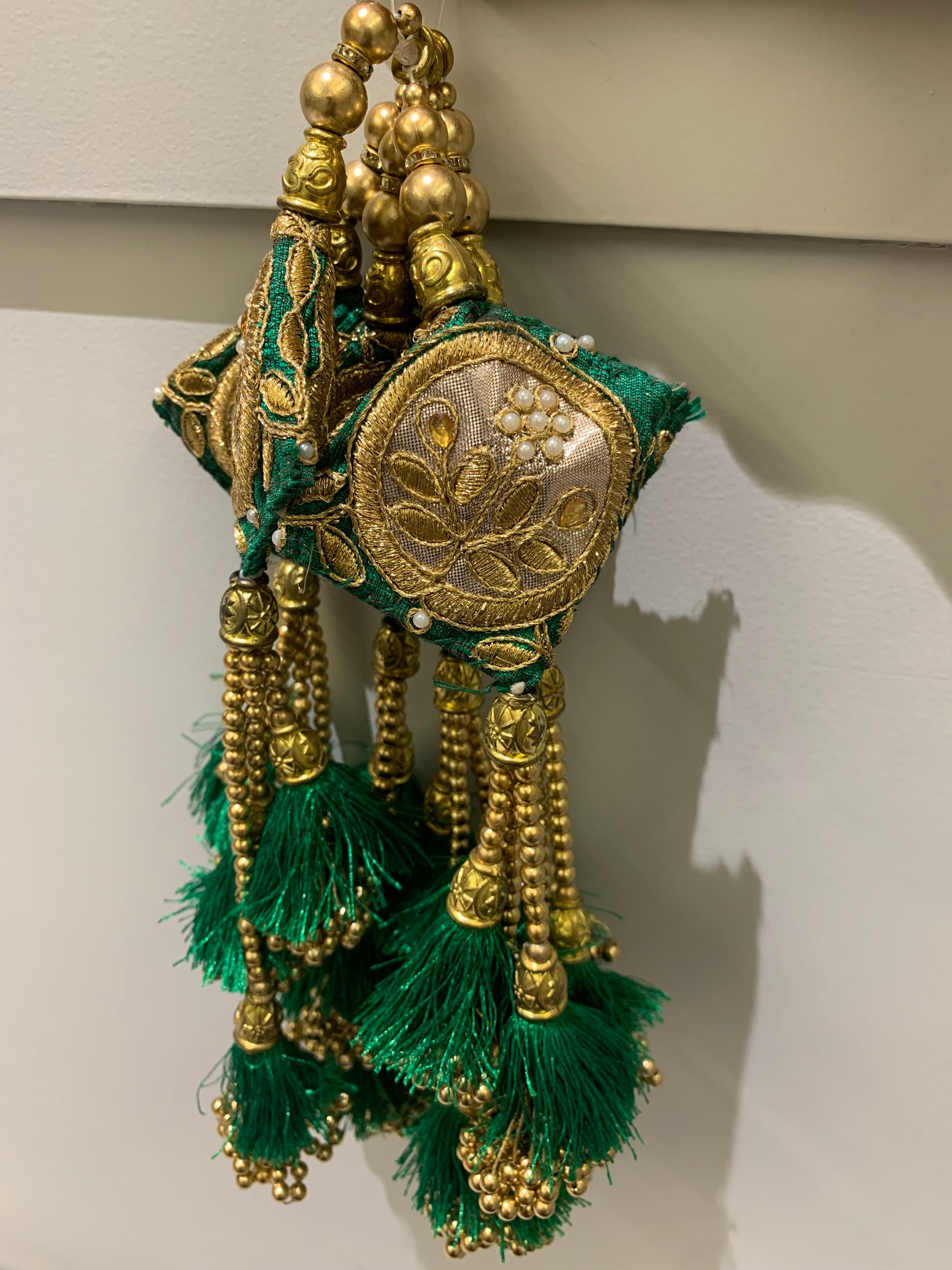 Emerald Green Thread Tassels