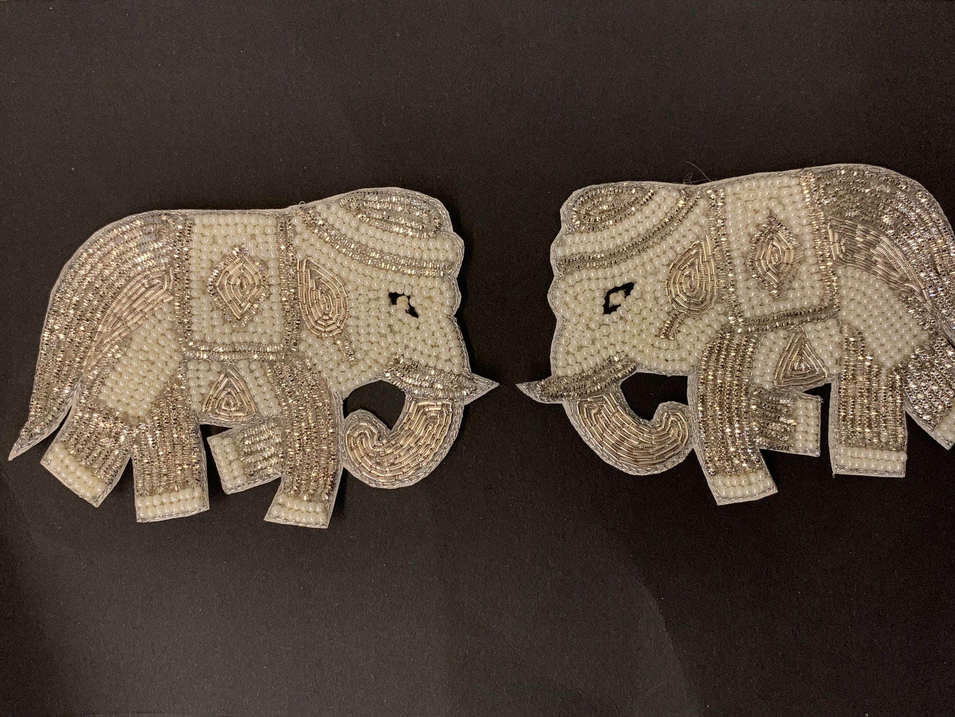 Beaded Elephant Patch