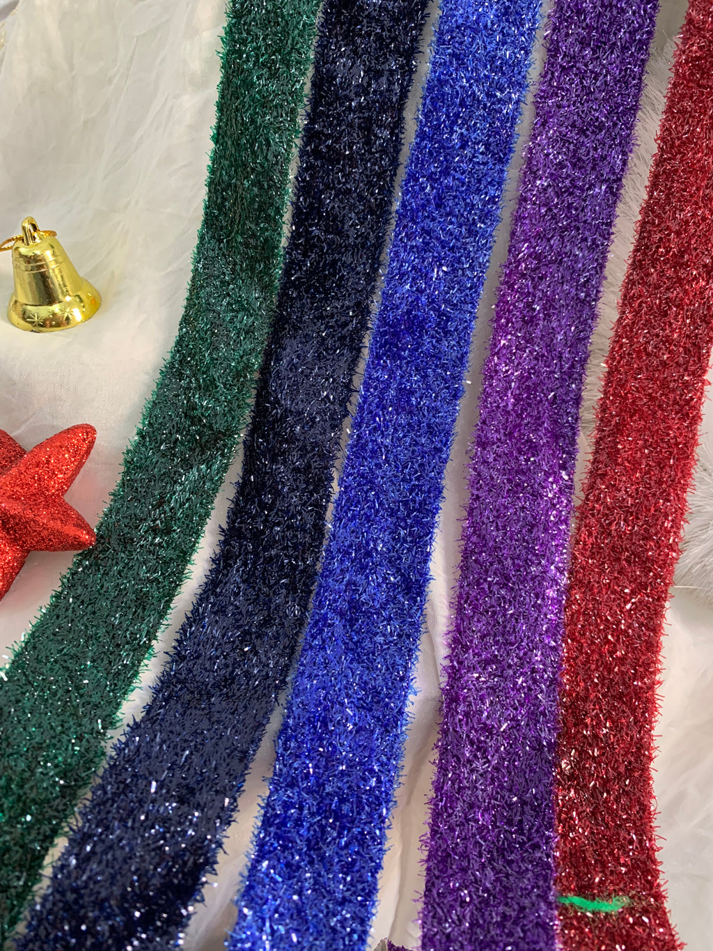 Glitter Fuzzy Decorative Lace