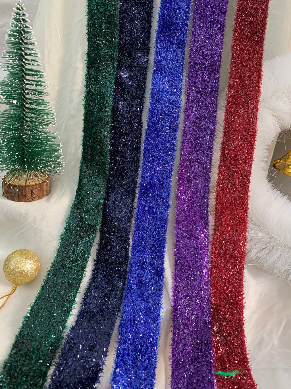 Glitter Fuzzy Decorative Lace
