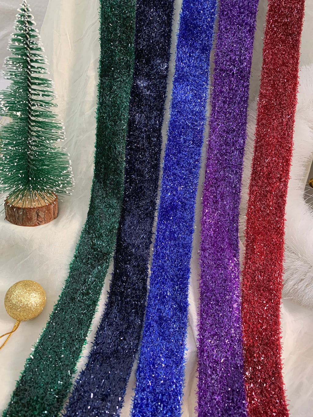 Glitter Fuzzy Decorative Lace