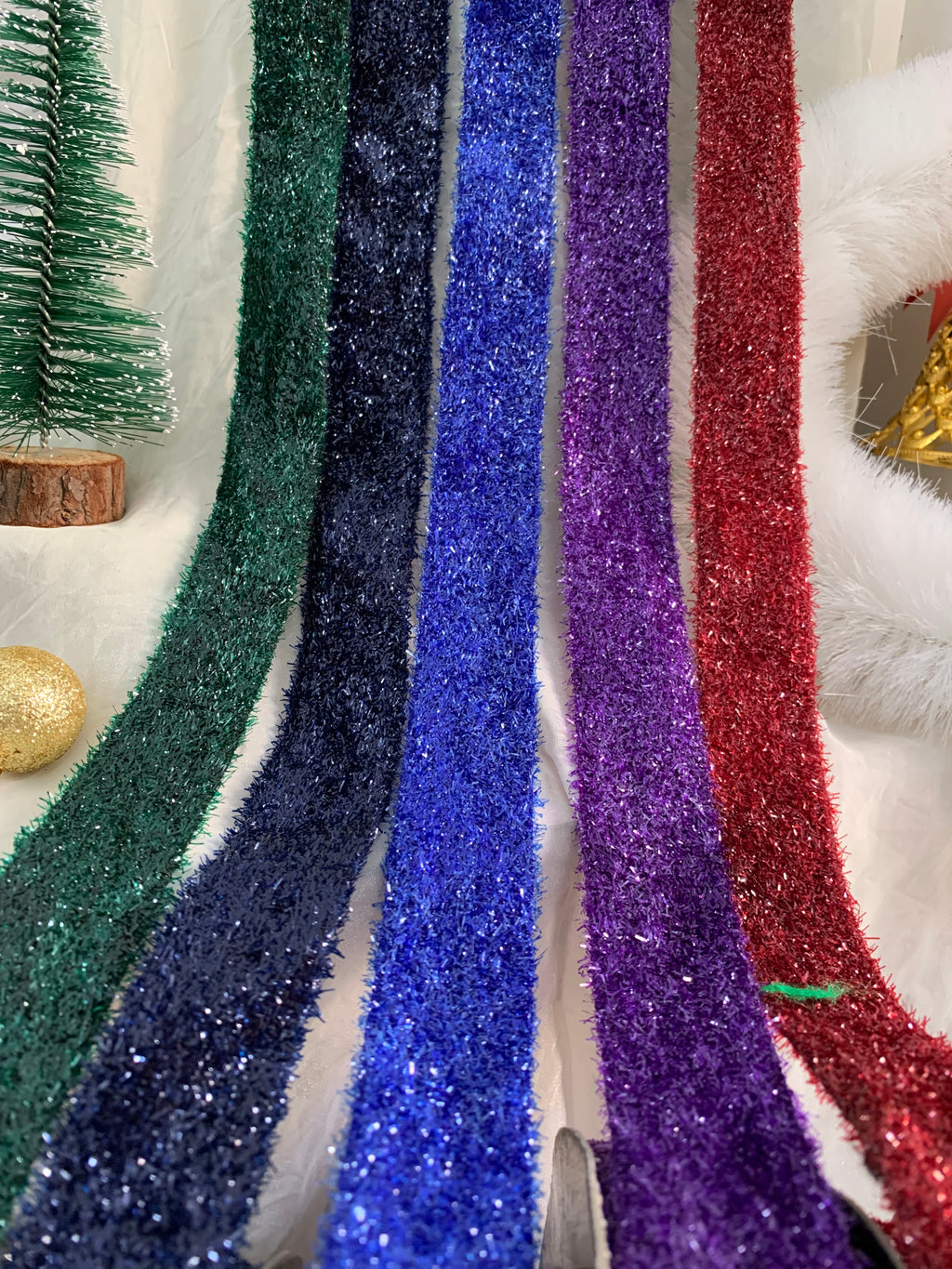 Glitter Fuzzy Decorative Lace