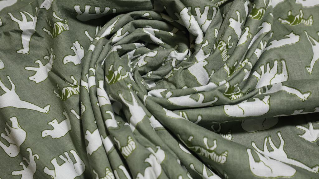 Animal Print Cotton Cambric