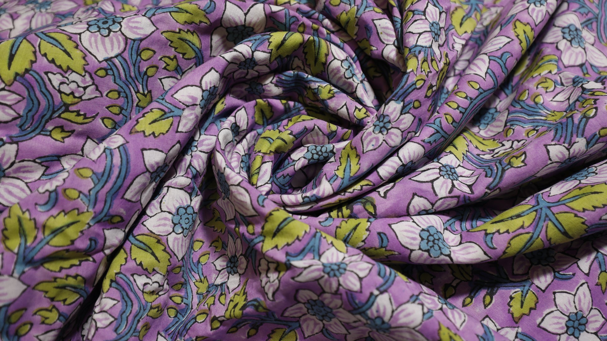 Lavender Floral Cotton