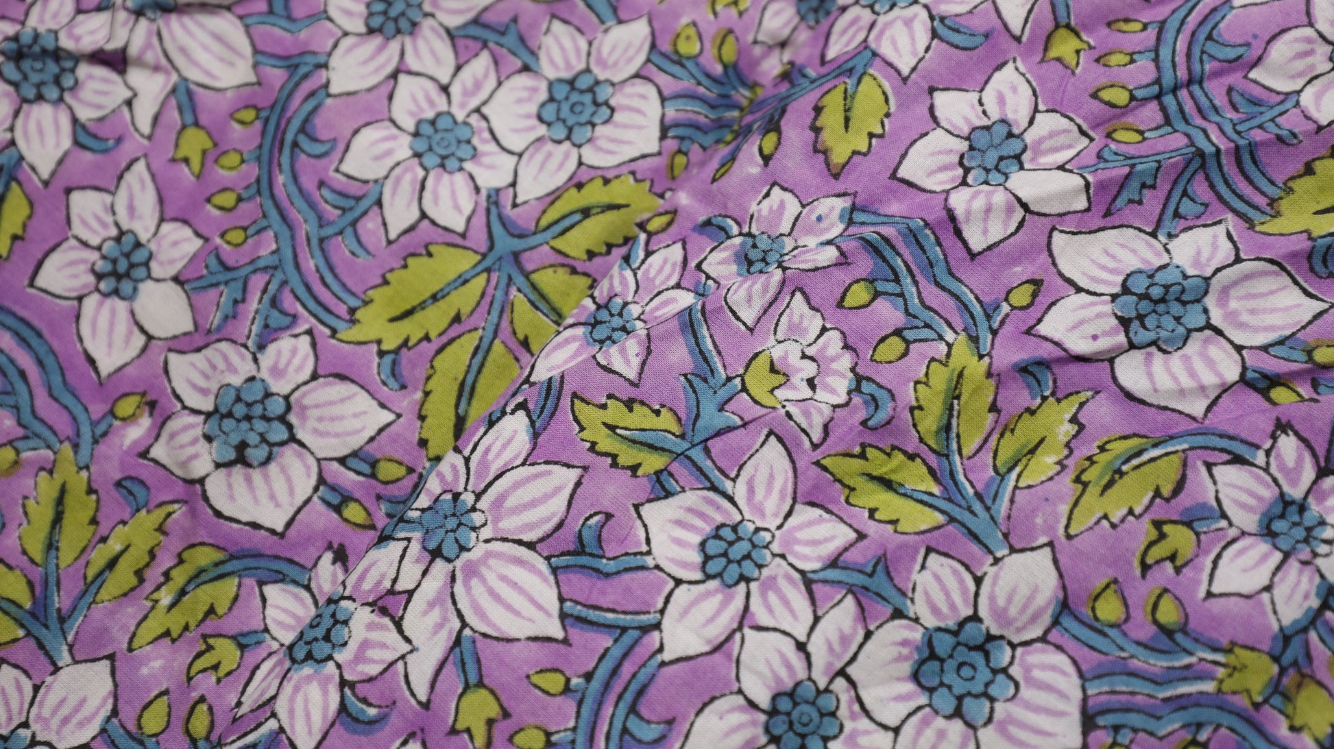 Lavender Floral Cotton