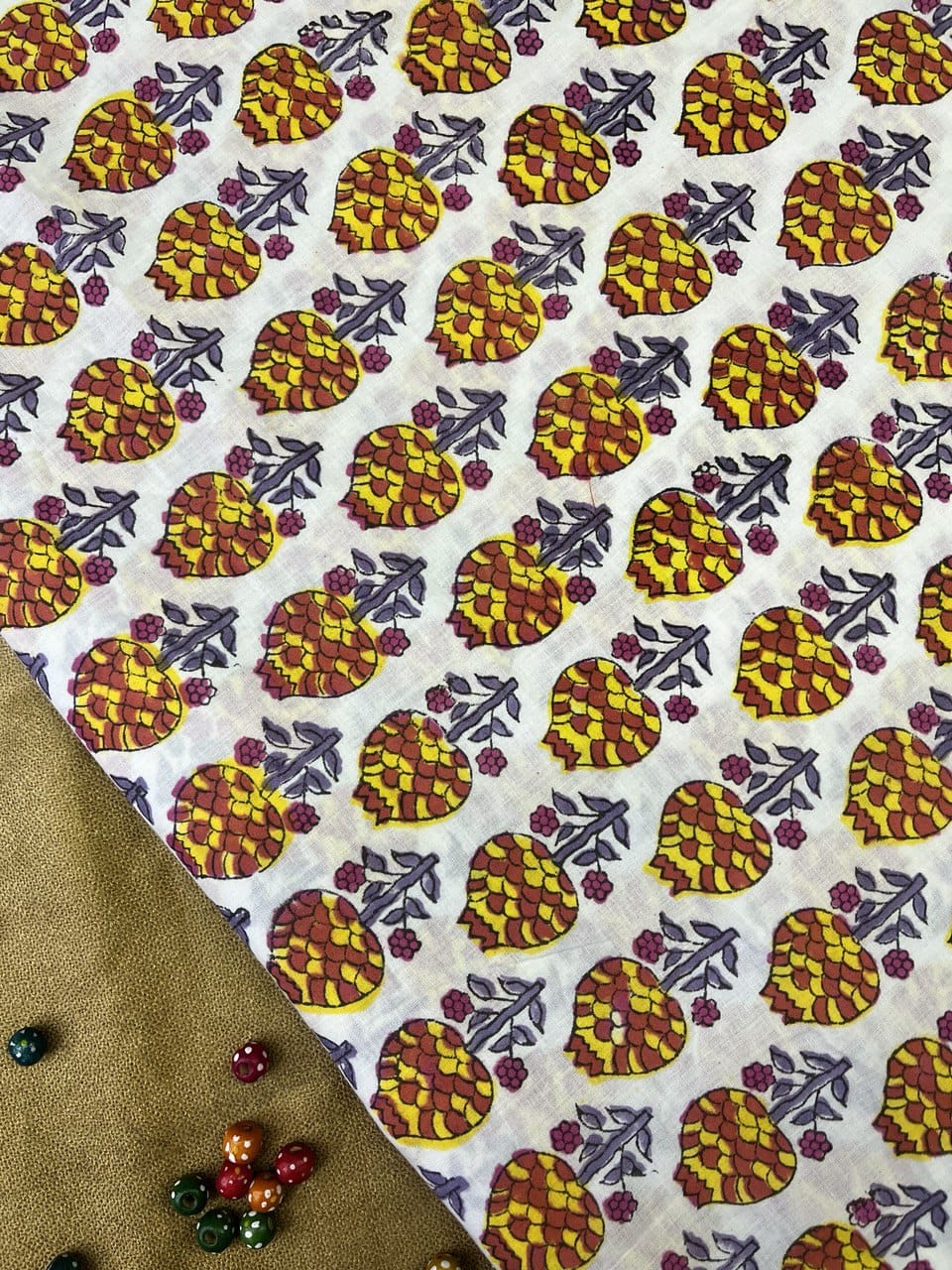 Hand Block Print Cotton Fabric