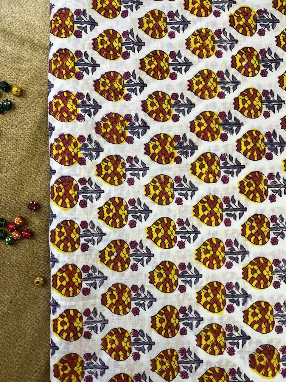 Hand Block Print Cotton Fabric