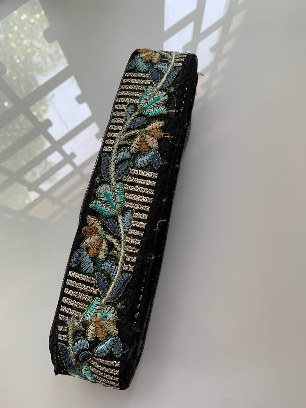 Floral Embroidered Lace Trim