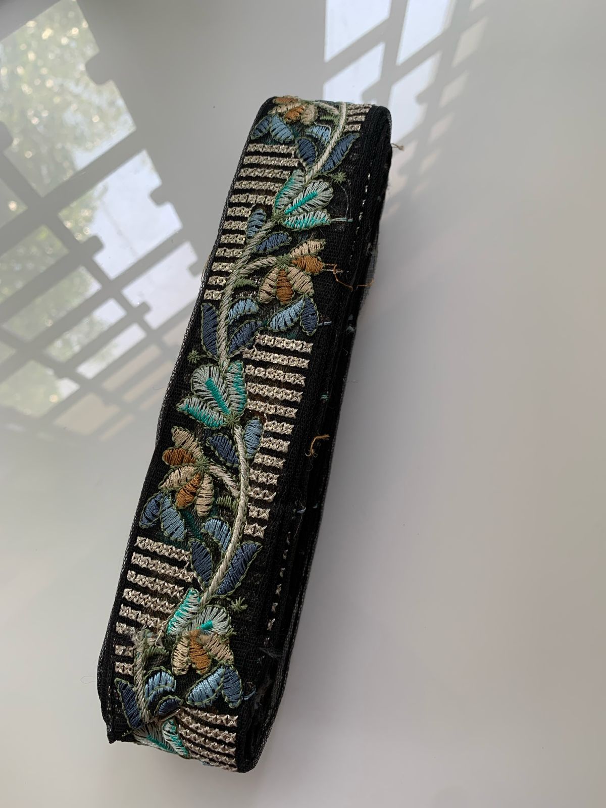 Floral Embroidered Lace Trim