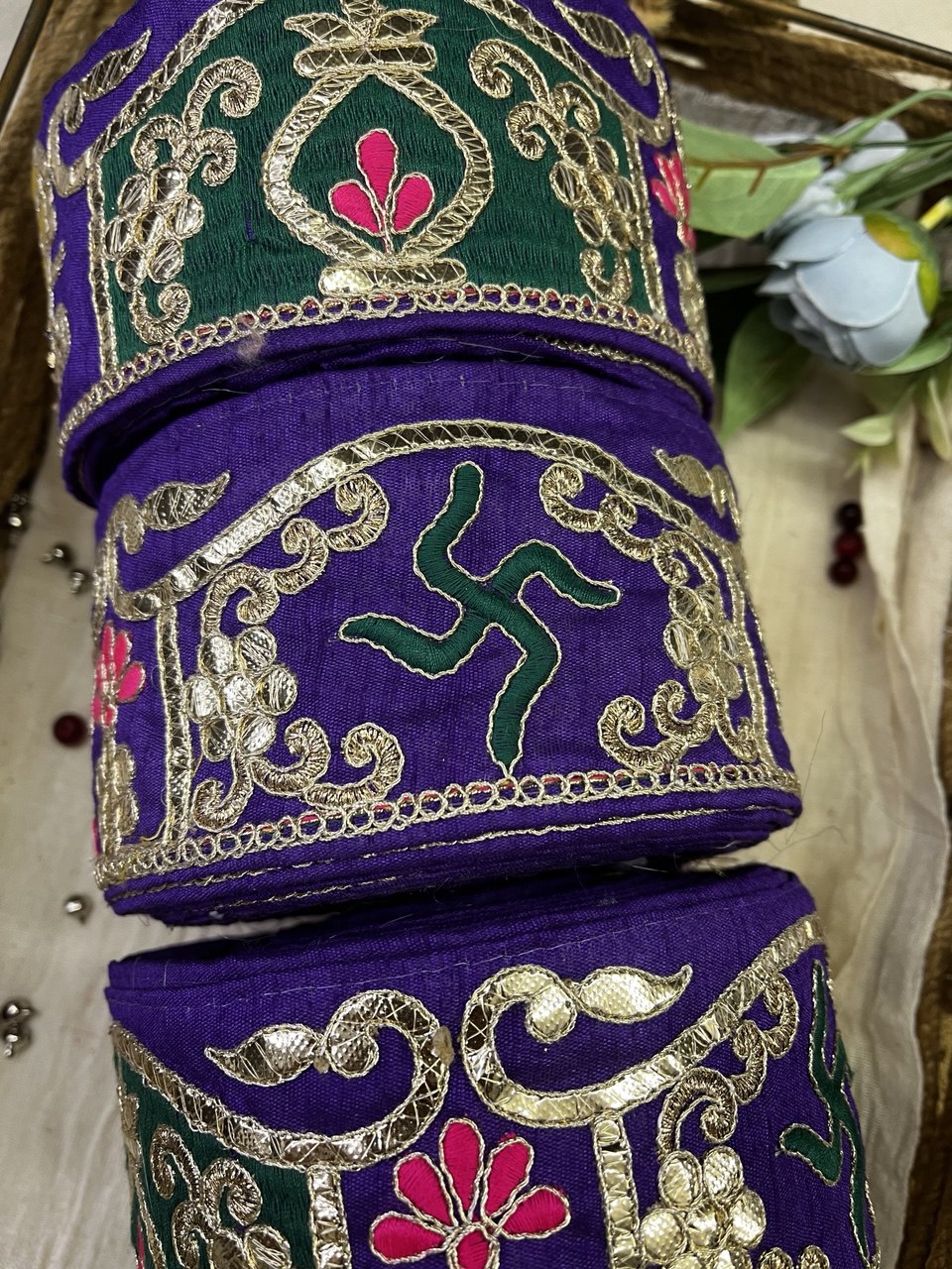 Floral Motif Trim Lace